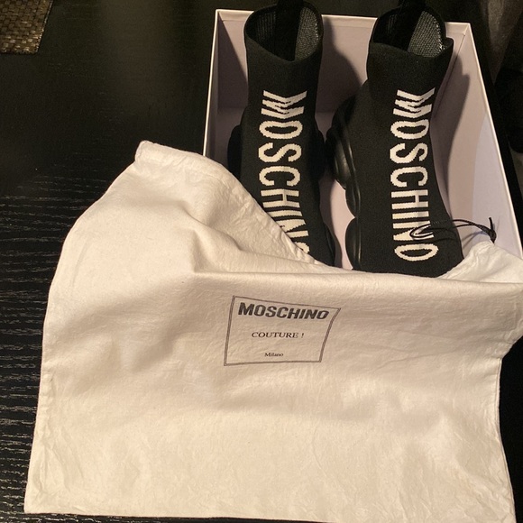 Women’s size 11 Moschino Sock Sneaker. Never worn - Picture 4 of 11